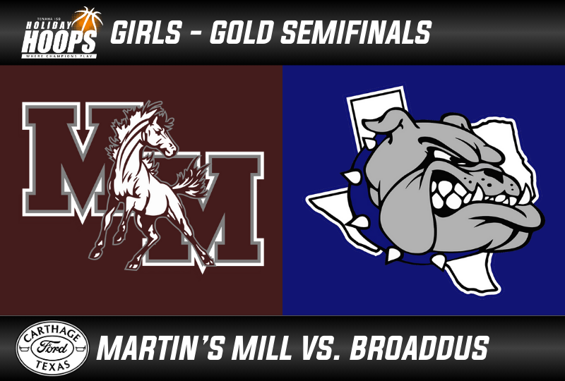 2025 Holiday Hoops (G) Gold Semifinals: Martin\'s Mill vs. Broaddus